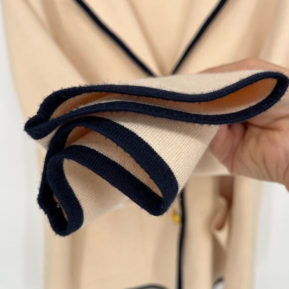 J Crew Tipped sweater blazer BS976 Women's Size XL - Picture 7 of 13